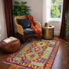 Handmade Vegetable Kelim 2' 7" x 4' 2" (ft) - No. R37924