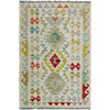 Handmade Vegetable Kilim 2' 9" x 4' 2" (ft) - No. R37963
