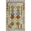 Handmade Vegetable Kilim 2' 6" x 4' 0" (ft) - No. R37971