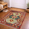Handmade Vegetable Kilim 1' 10" x 2' 5" (ft) - No. R37997
