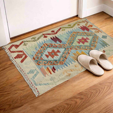 Handmade Vegetable Kelim 2' 2" x 3' 1" (ft) - No. R37998