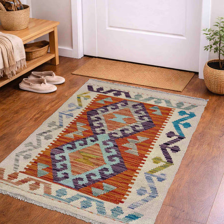 Handmade Vegetable Kelim 2' 0" x 2' 9" (ft) - No. R38005