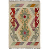 Handmade Vegetable Kilim 1' 10" x 2' 7" (ft) - No. R38006