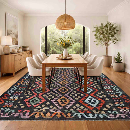 Handmade Vegetable Kilim 5' 9" x 7' 8" (ft) - No. R38049