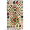 Handmade Vegetable Kilim 2' 6" x 4' 4" (ft) - No. R38296