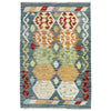 Handmade Vegetable Kelim 2' 8" x 4' 1" (ft) - No. R38297