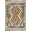 Handmade Vegetable Kelim 1' 10" x 2' 7" (ft) - No. R38333