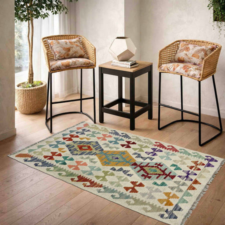 Handmade Vegetable Kelim 2' 6" x 4' 0" (ft) - No. R38338