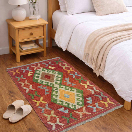 Handmade Vegetable Kilim 2' 0" x 3' 3" (ft) - No. R38414
