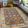 Handmade Vegetable Kilim 4' 10" x 6' 5" (ft) - No. R38451