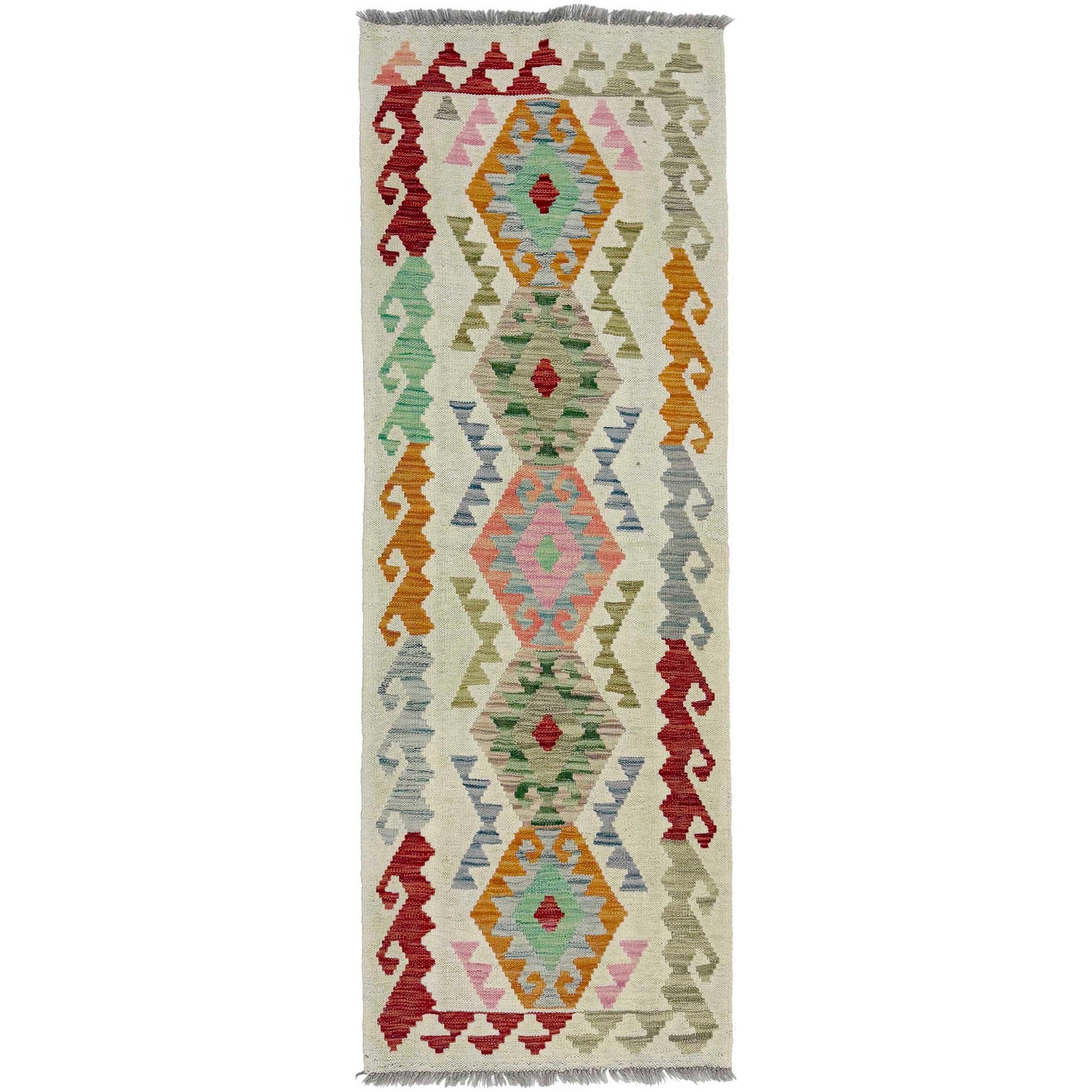 Vegetable Kelim Runner 2' 0" x 5' 8" (ft)- No. R38611