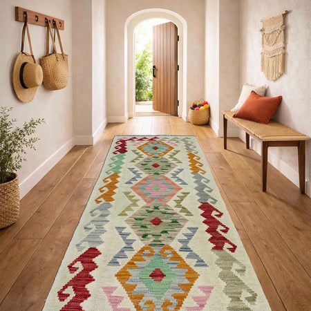 Vegetable Kelim Runner 2' 0" x 5' 8" (ft)- No. R38611