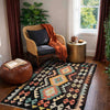 Handmade Vegetable Kelim 2' 8" x 4' 2" (ft) - No. R38617