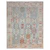 Handmade Vegetable Kelim 6' 8" x 9' 8" (ft) - No. R38619