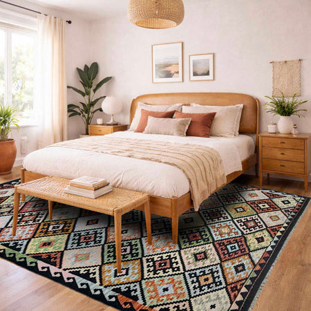 Handmade Vegetable Kelim 6' 6" x 10' 0" (ft) - No. R38624