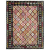 Handmade Vegetable Kilim 6' 8" x 9' 9" (ft) - No. R38641