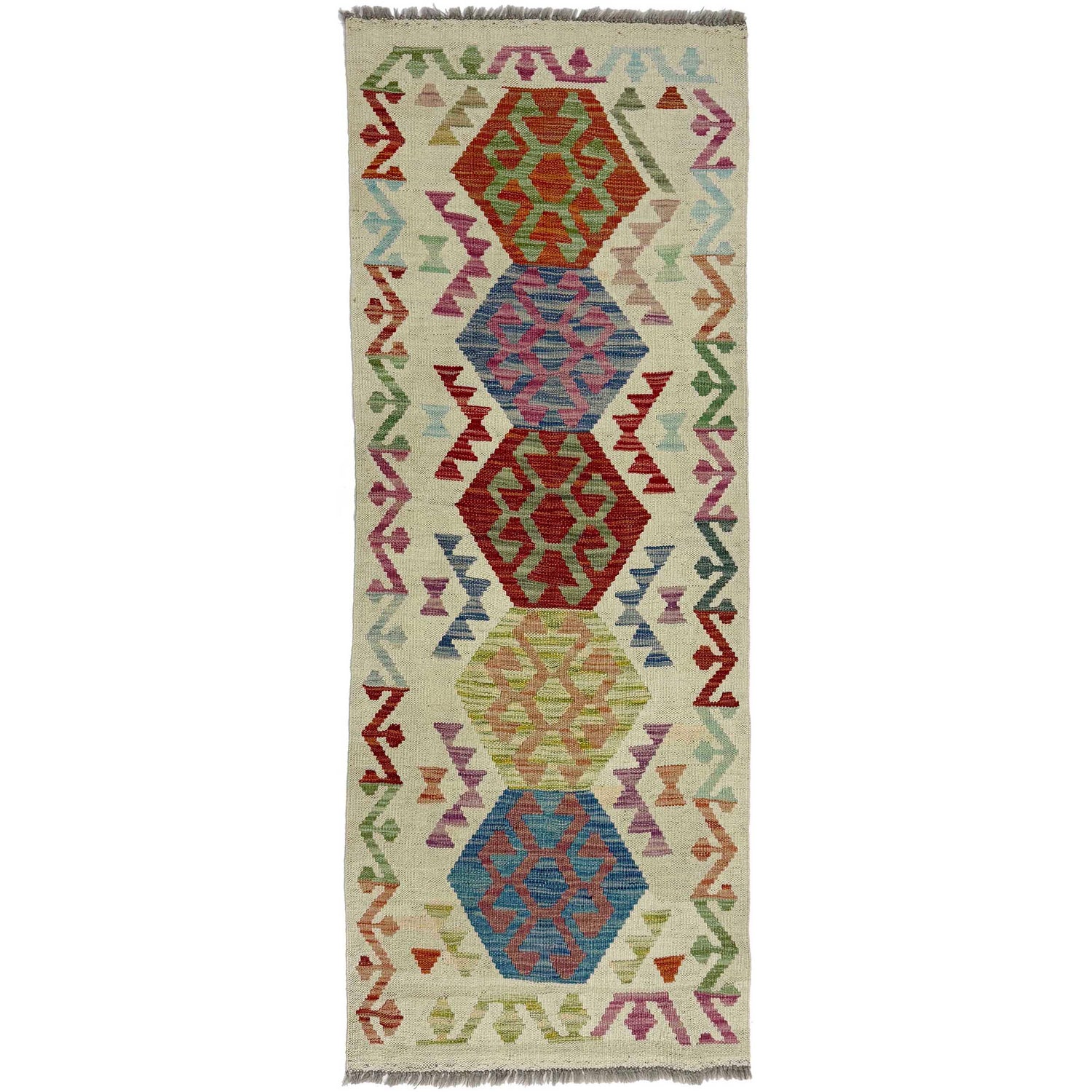 Vegetable Kelim Runner 2' 1" x 5' 7" (ft)- No. R38650