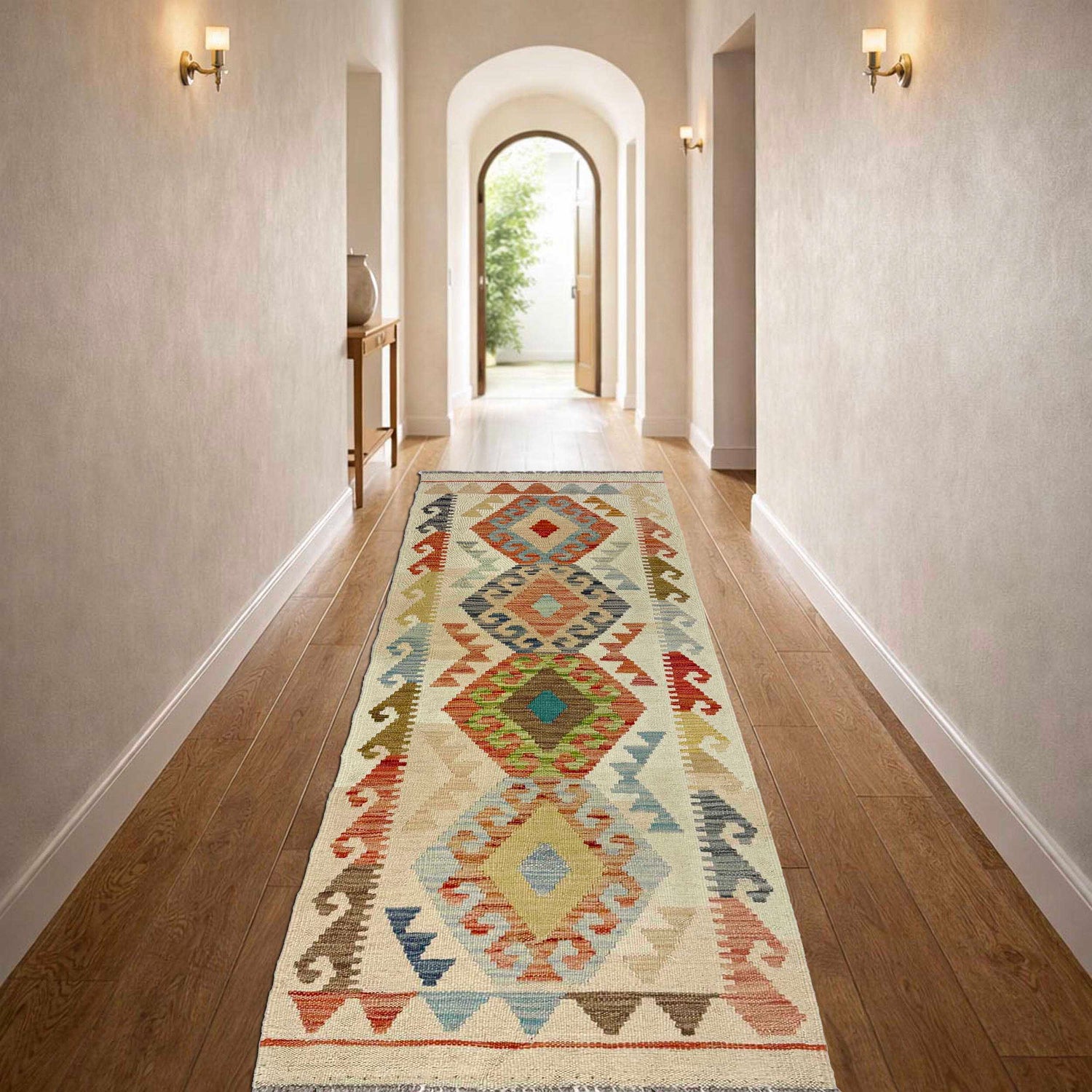 Vegetable Kelim Runner 2' 0" x 6' 0" (ft)- No. R38651