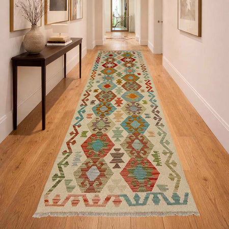 Vegetable Kelim Runner 2' 7" x 9' 6" (ft) - No. R38654