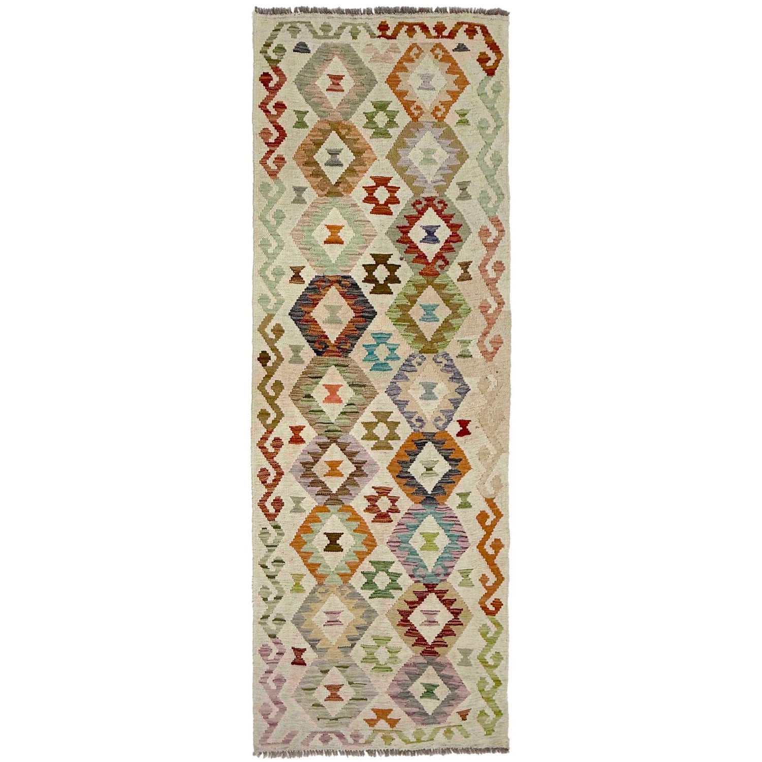 Vegetable Kilim Runner 2' 7" x 7' 9" (ft) - No. R38663
