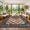 Handmade Vegetable Kilim 6' 7" x 9' 8" (ft) - No. R38666