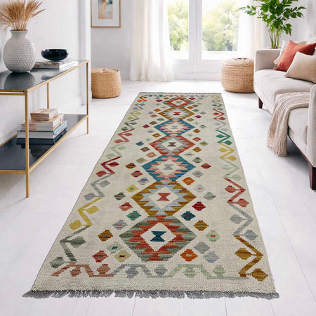 Vegetable Kilim Runner 2' 2" x 5' 11" (ft)- No. R38669