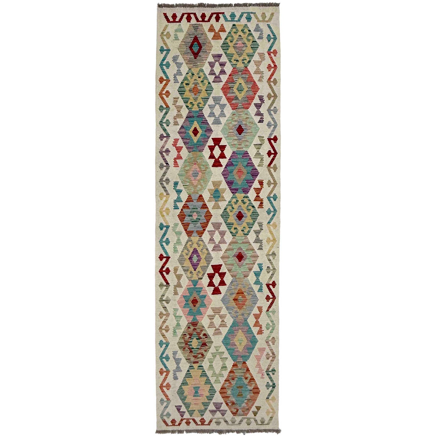 Vegetable Kelim Runner 2' 7" x 9' 6" (ft) - No. R38670