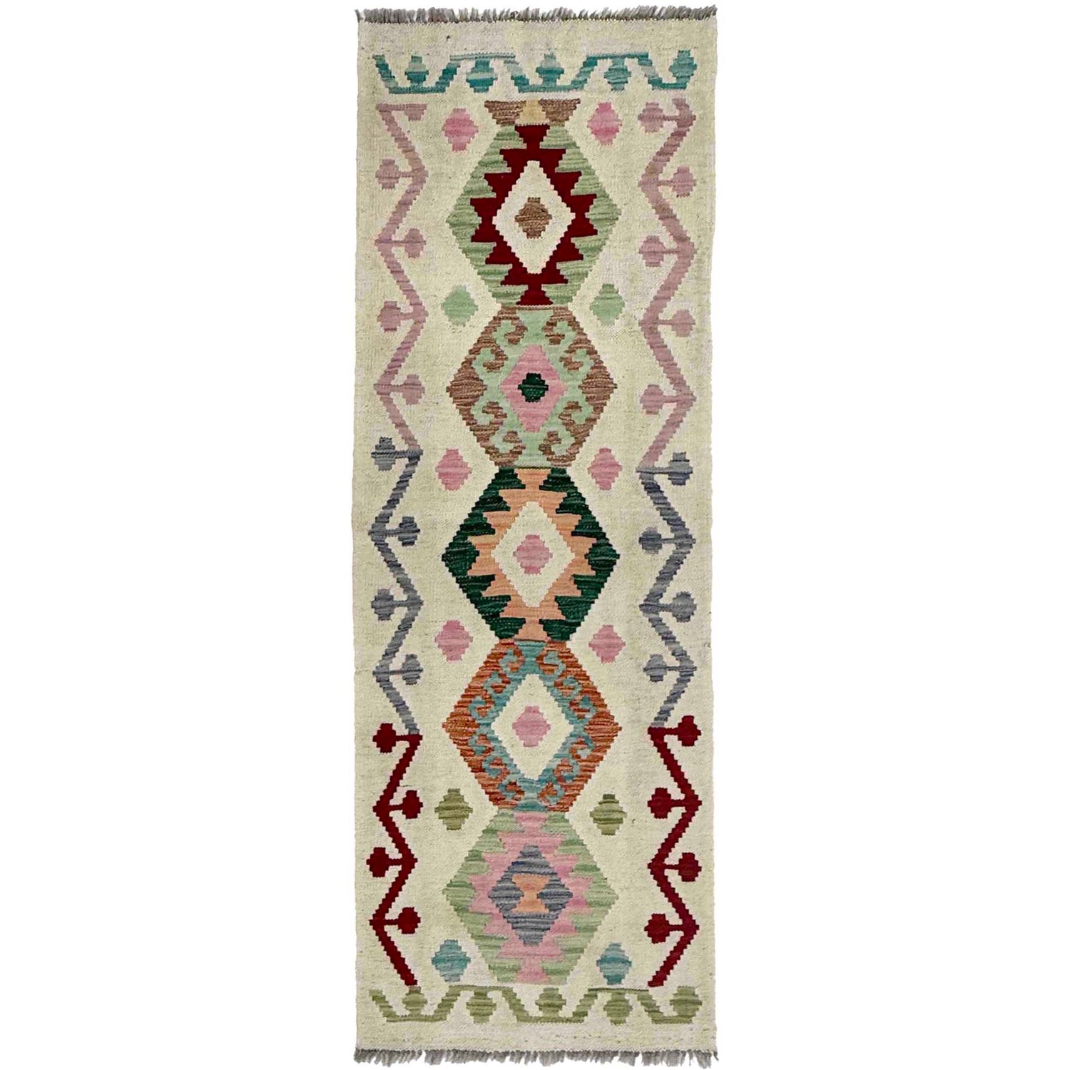 Vegetable Kelim Runner 1' 11" x 5' 6" (ft)- No. R38671