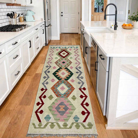 Vegetable Kelim Runner 1' 11" x 5' 6" (ft)- No. R38671