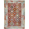 Handmade Vegetable Kilim 6' 9" x 9' 9" (ft) - No. R38674