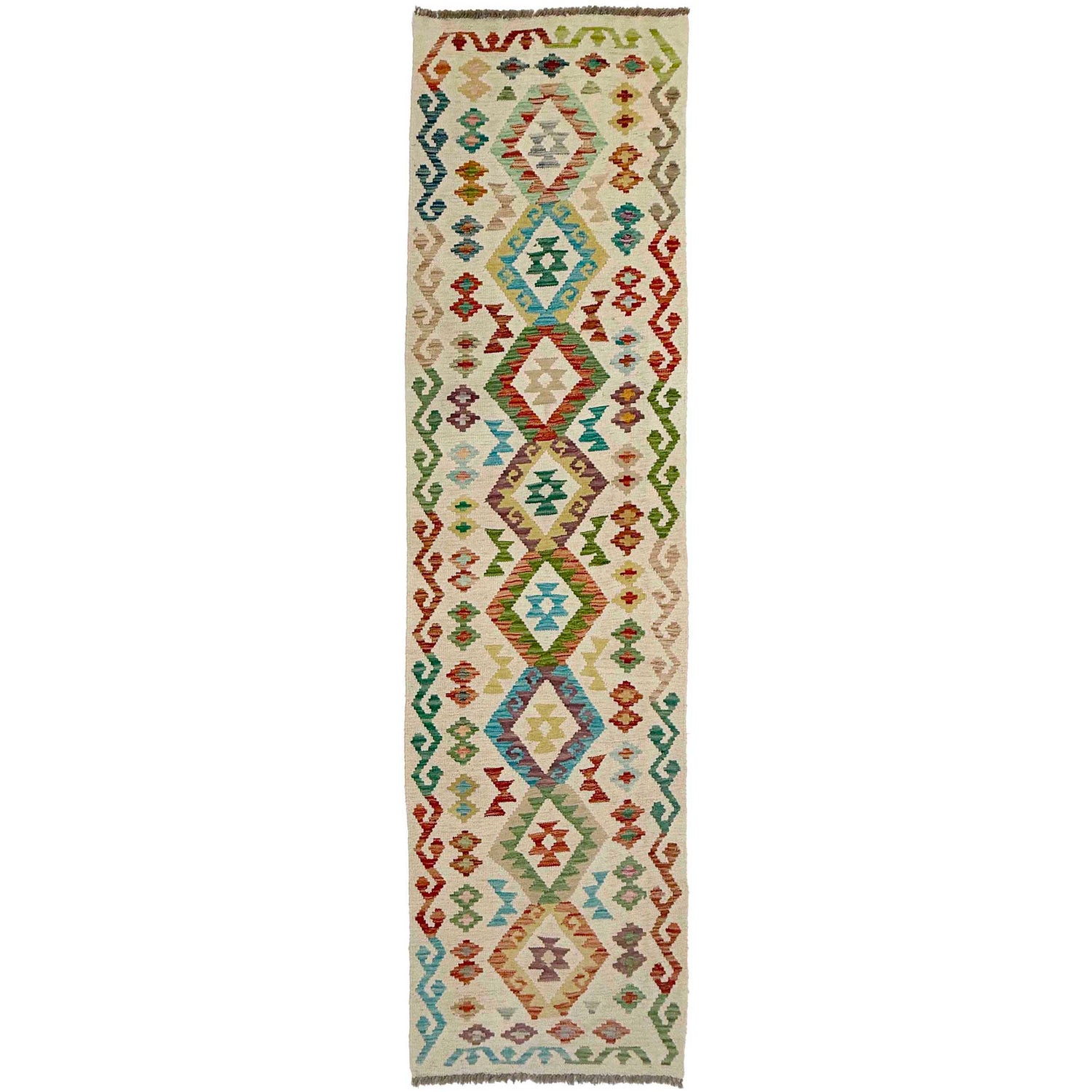 Vegetable Kelim Runner 2' 6" x 9' 3" (ft) - No. R38676