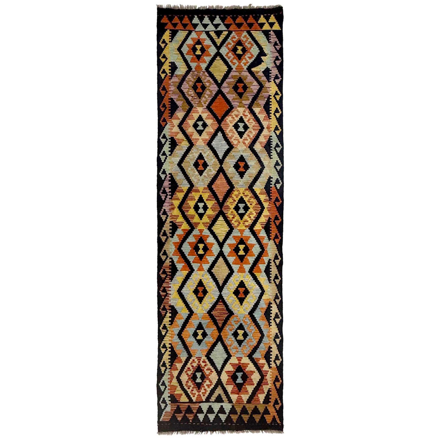 Vegetable Kelim Runner 2' 9" x 9' 7" (ft) - No. R38680