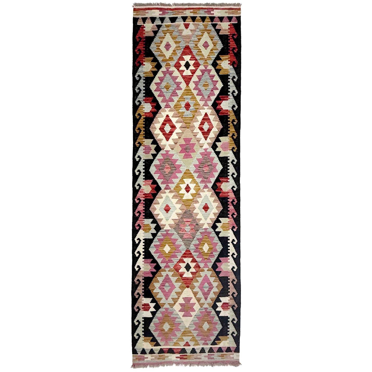 Vegetable Kilim Runner 2' 8" x 9' 5" (ft) - No. R38681