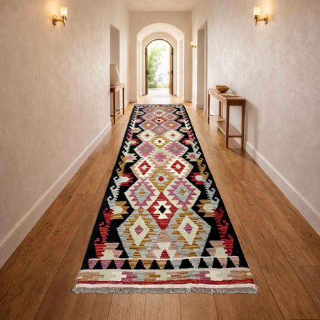 Vegetable Kilim Runner 2' 8" x 9' 5" (ft) - No. R38681