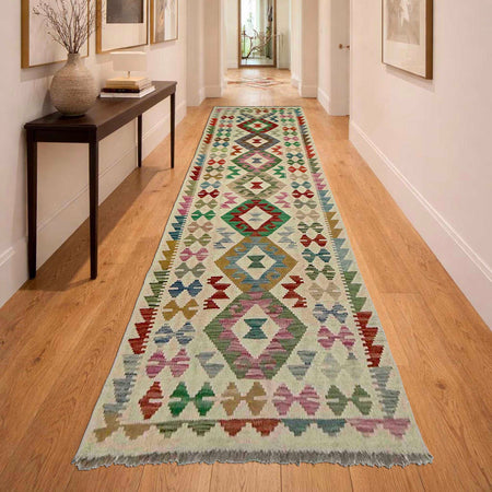 Vegetable Kelim Runner 2' 7" x 9' 9" (ft) - No. R38686