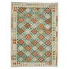 Handmade Vegetable Kilim 6' 8" x 9' 8" (ft) - No. R38689