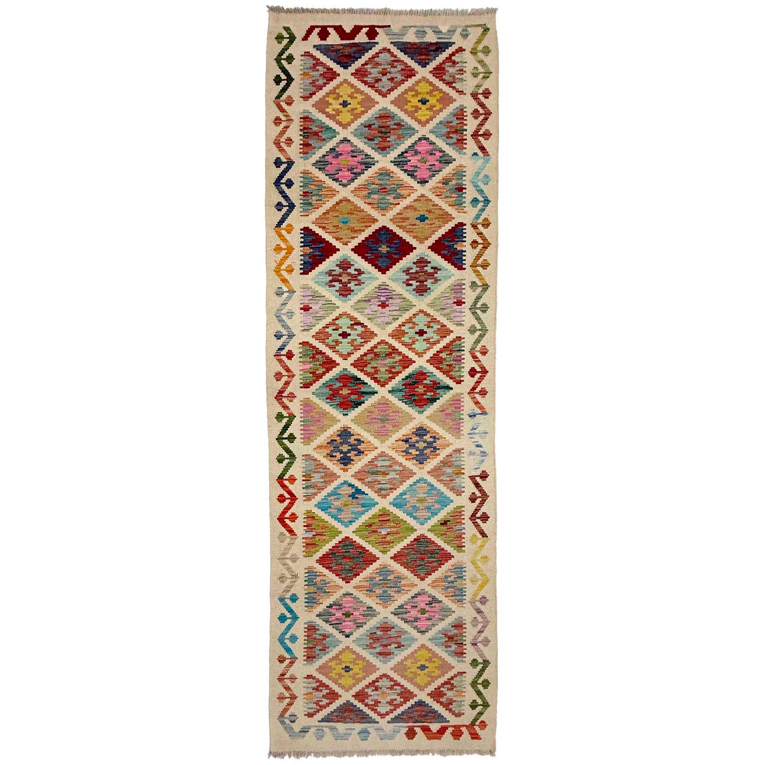 Vegetable Kelim Runner 2' 8" x 9' 5" (ft) - No. R38695