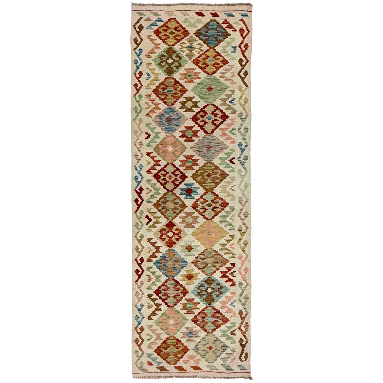 Vegetable Kilim Runner 2' 10" x 9' 5" (ft) - No. R38705