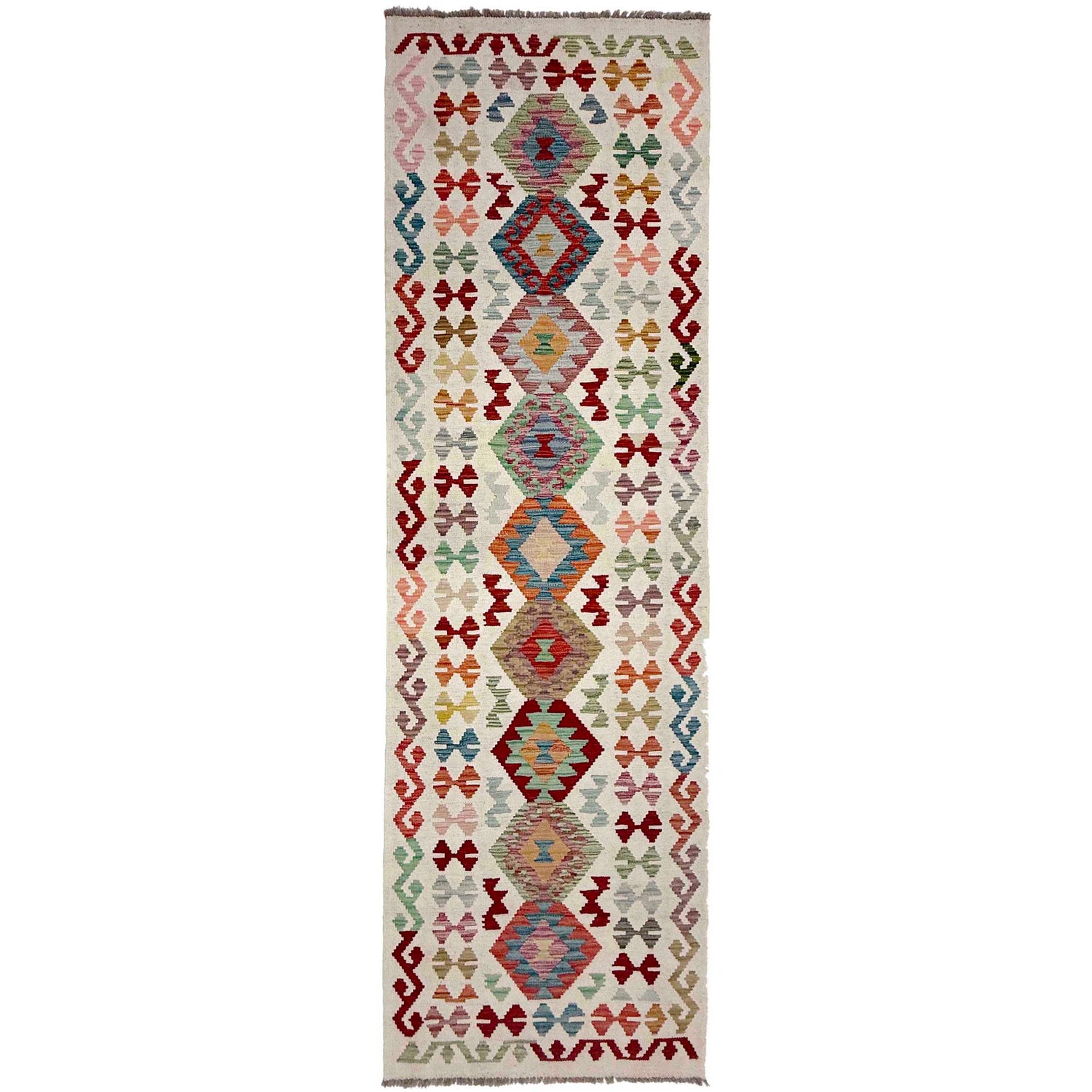 Vegetable Kilim Runner 2' 9" x 9' 7" (ft) - No. R38706