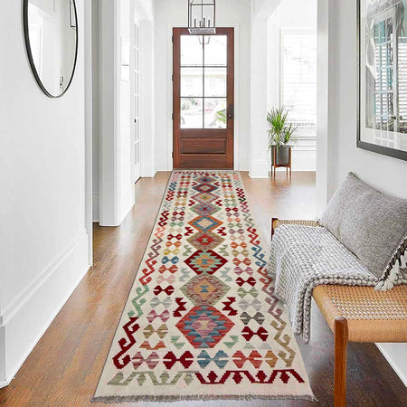 Vegetable Kilim Runner 2' 9" x 9' 7" (ft) - No. R38706