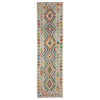 Vegetable Kelim Runner 2' 9" x 9' 8" (ft) - No. R38712