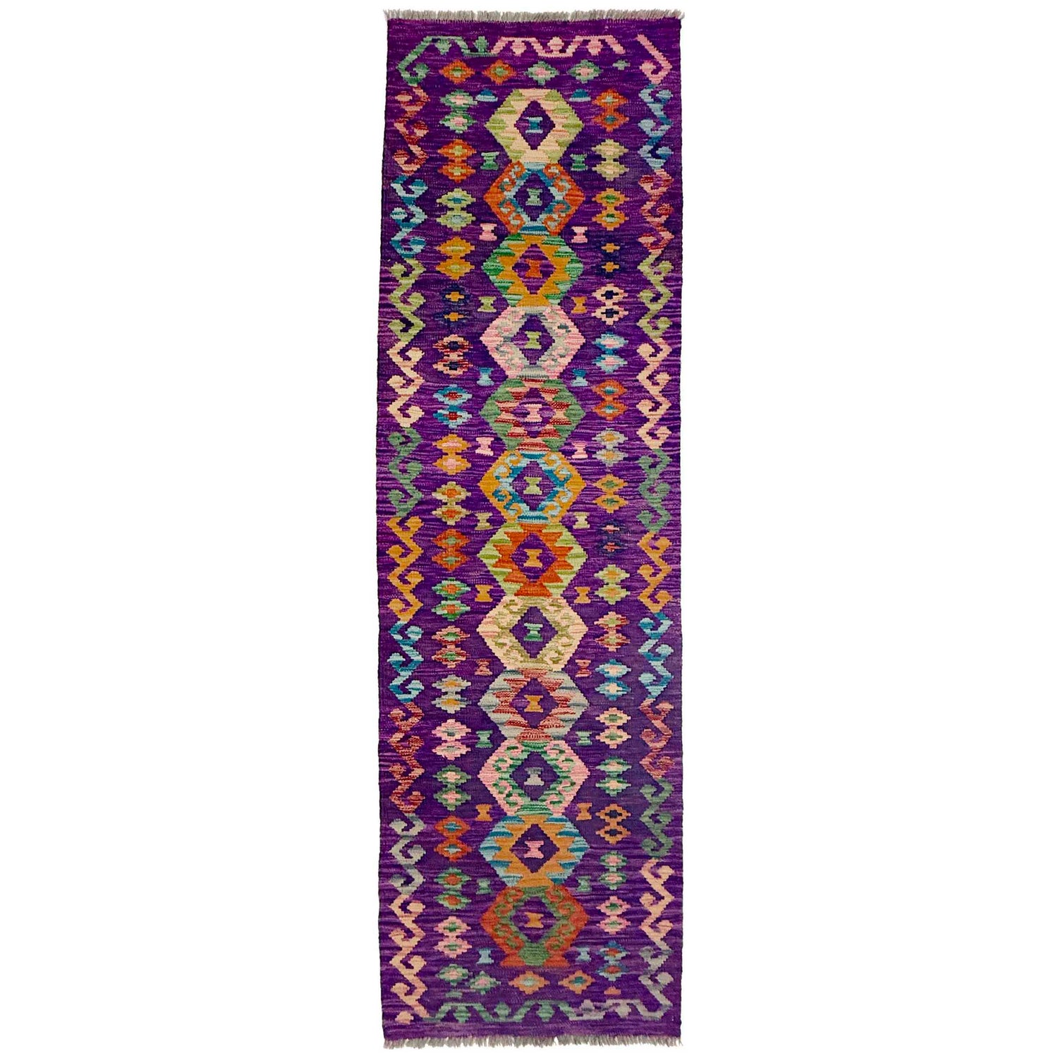 Vegetable Kelim Runner 2' 5" x 7' 10" (ft) - No. R38718