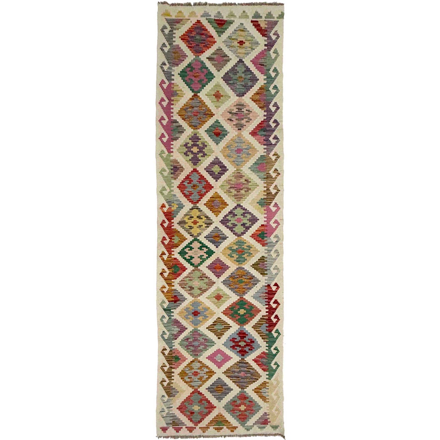 Vegetable Kelim Runner 2' 6" x 9' 6" (ft) - No. R38720