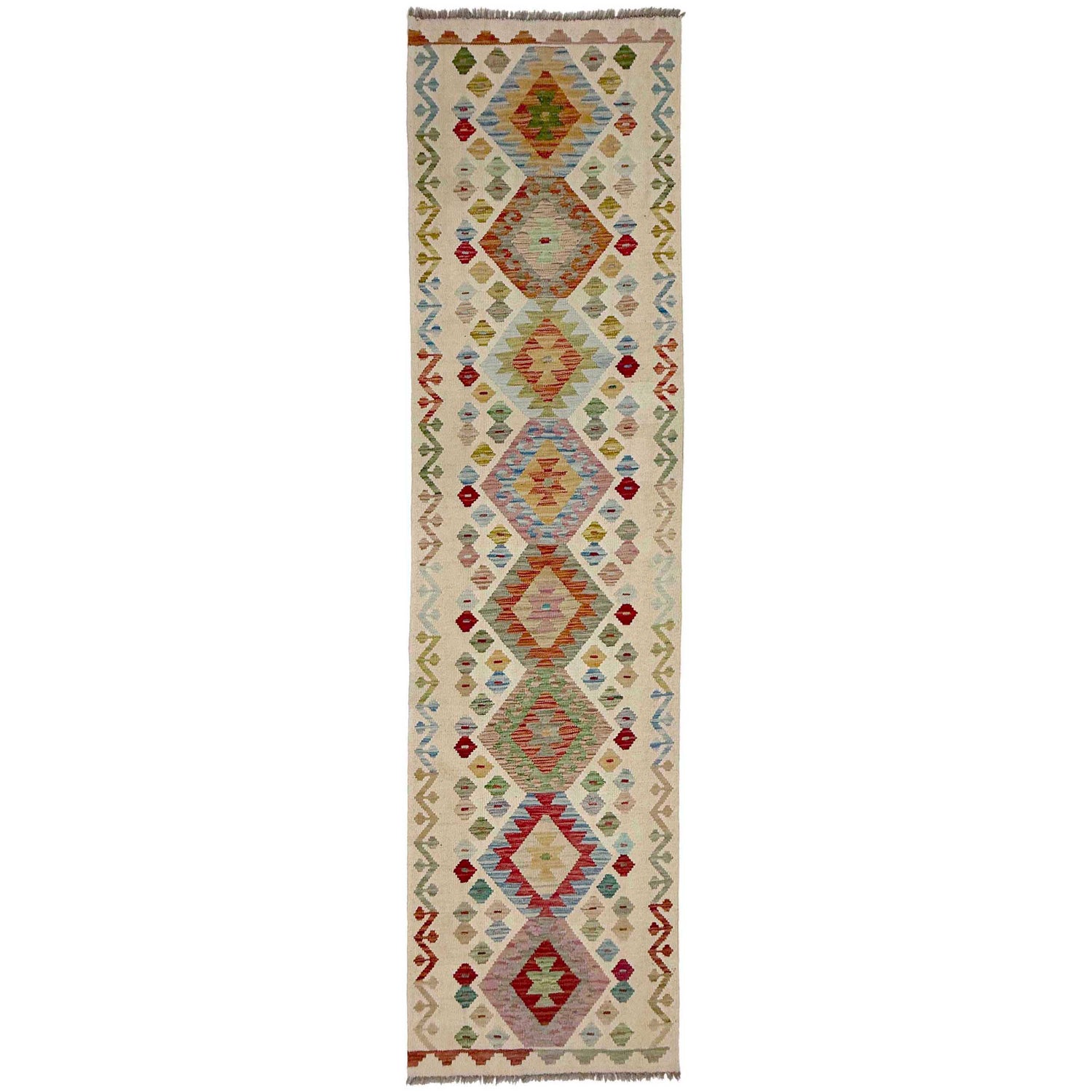 Vegetable Kelim Runner 2' 8" x 9' 9" (ft) - No. R38722