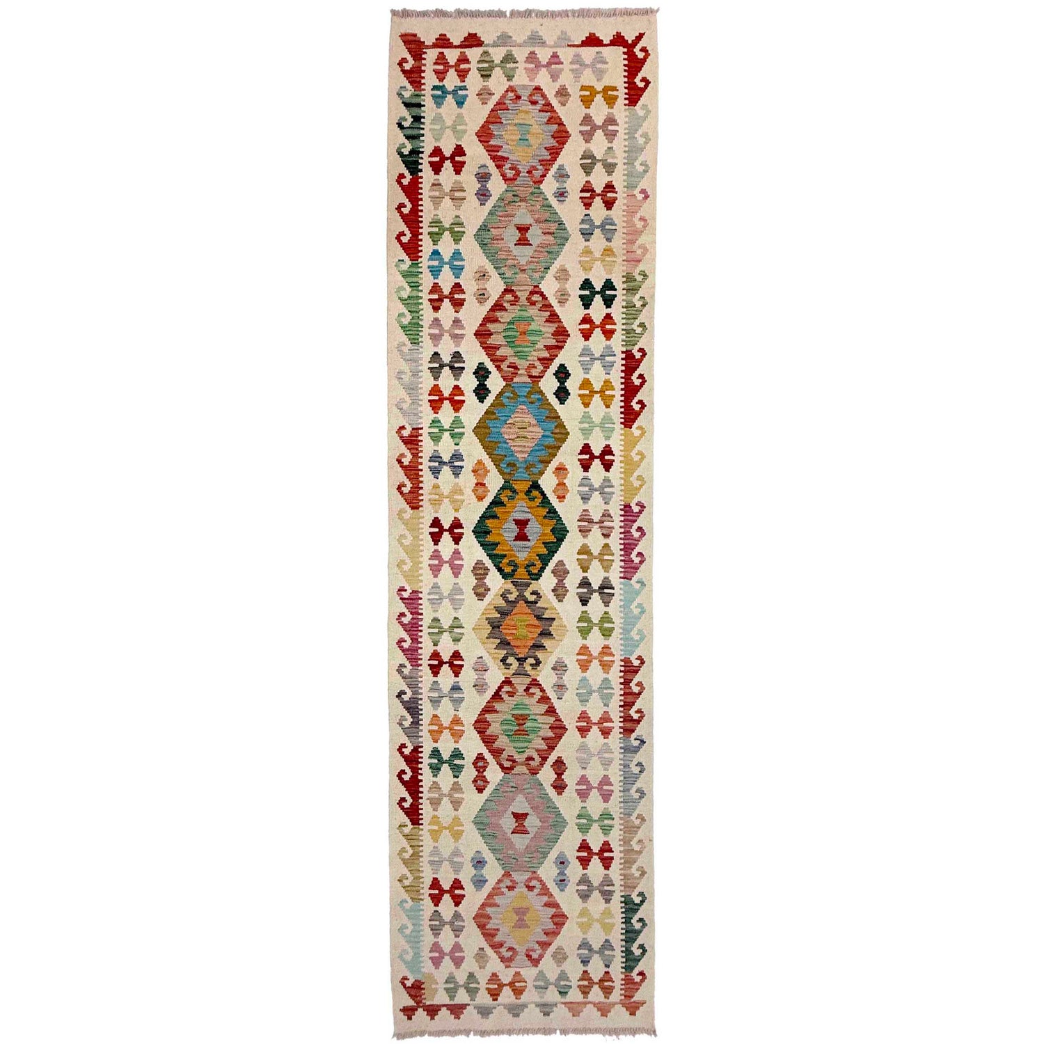Vegetable Kilim Runner 2' 7" x 9' 9" (ft) - No. R38723