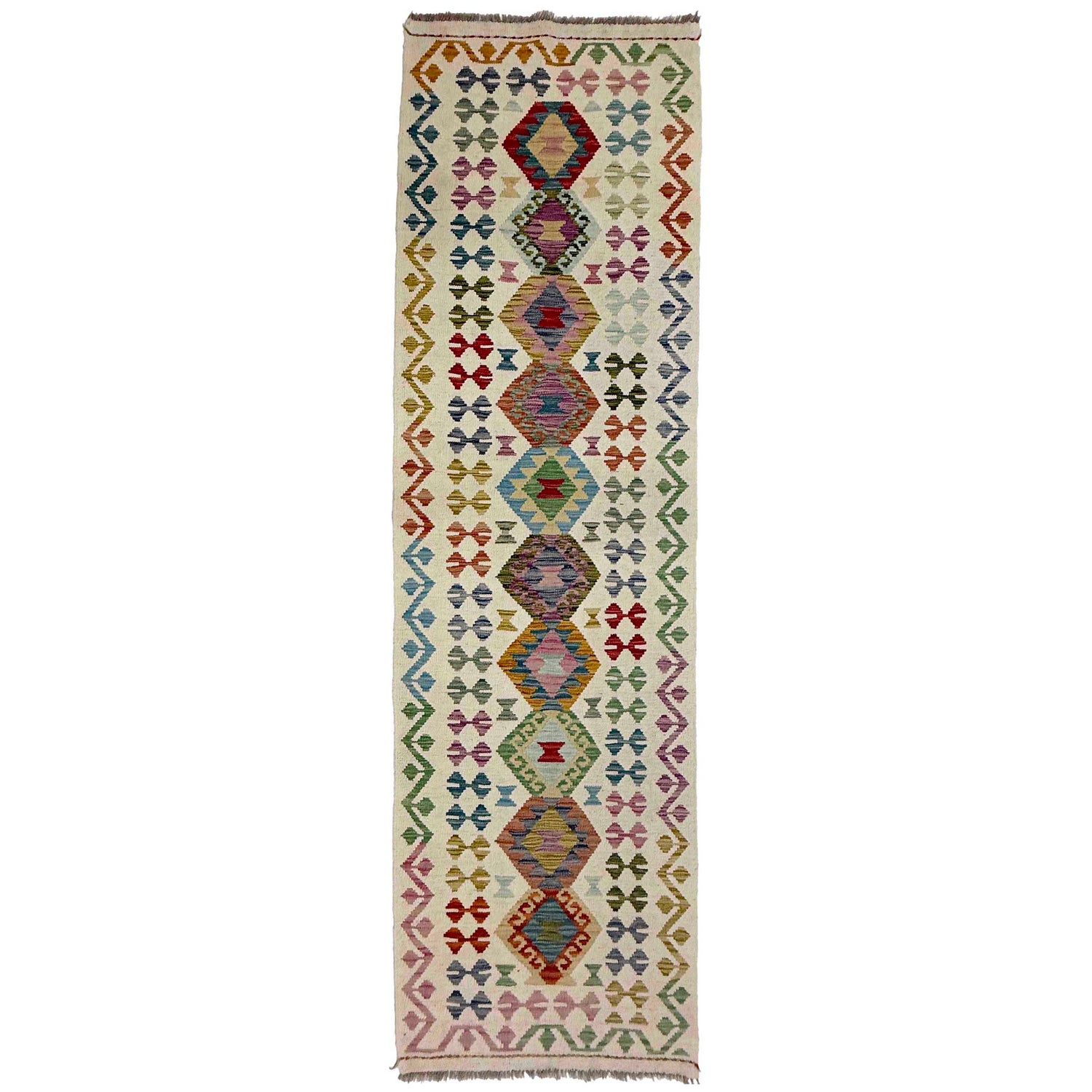 Vegetable Kelim Runner 2' 8" x 9' 4" (ft) - No. R38724