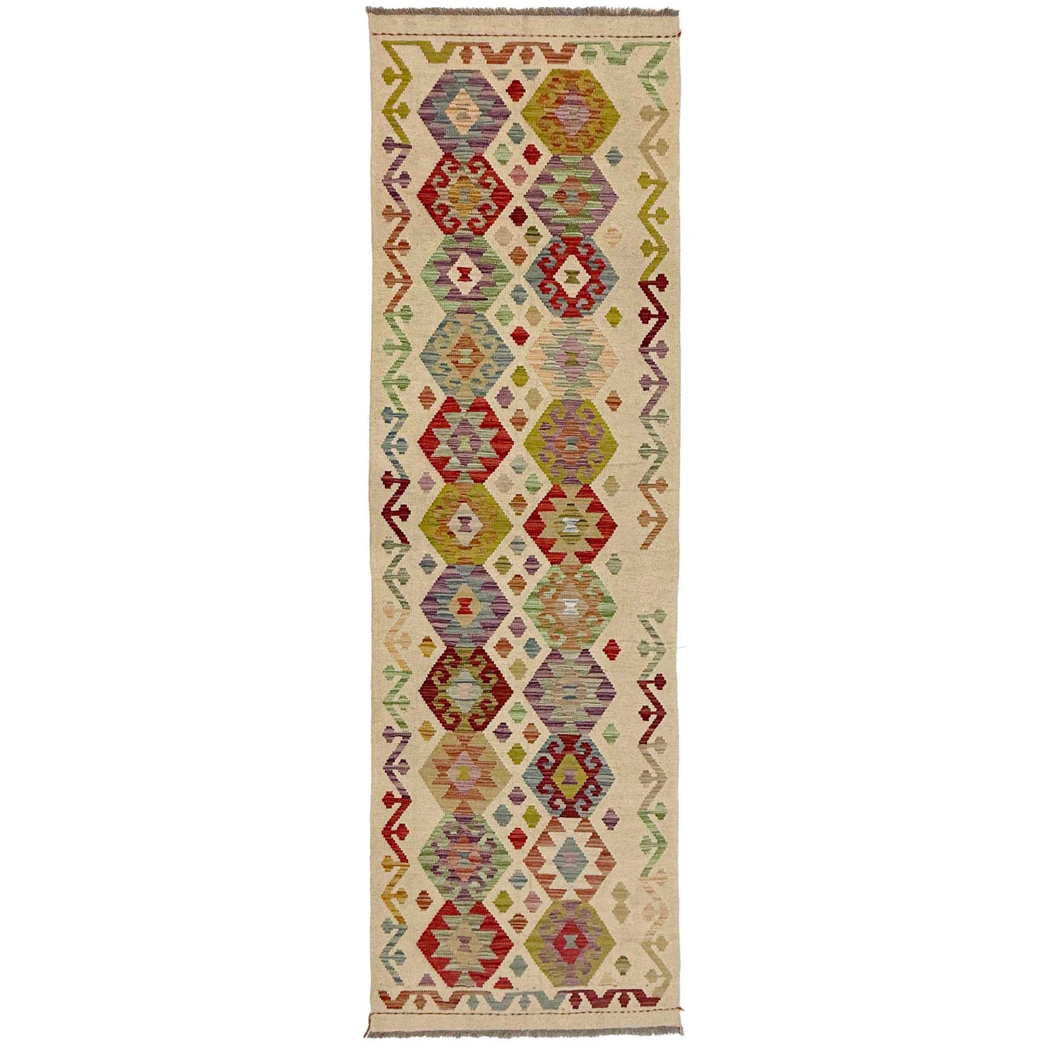 Vegetable Kelim Runner 2' 6" x 9' 7" (ft) - No. R38728