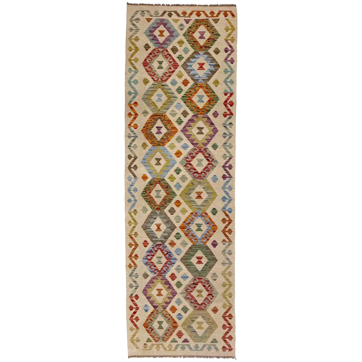 Vegetable Kelim Runner 2' 7" x 9' 8" (ft) - No. R38731