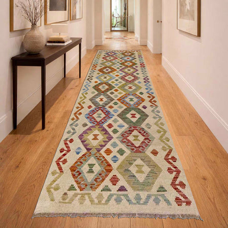 Vegetable Kelim Runner 2' 7" x 9' 8" (ft) - No. R38731