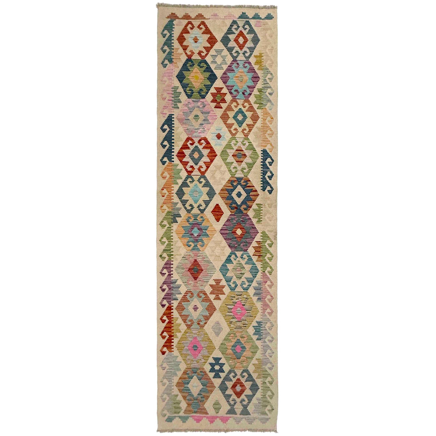 Vegetable Kilim Runner 2' 7" x 9' 7" (ft) - No. R38733